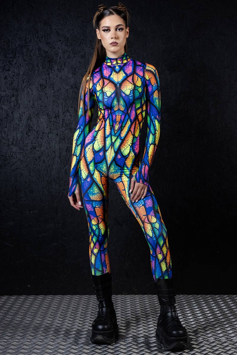 neon-chameleon-costume-front-view