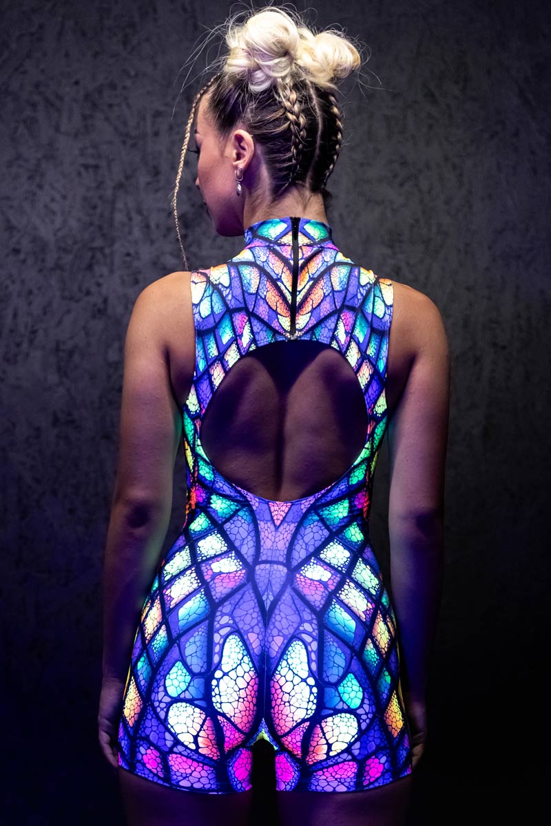 neon-chameleon-cut-out-romper-back-view-uv