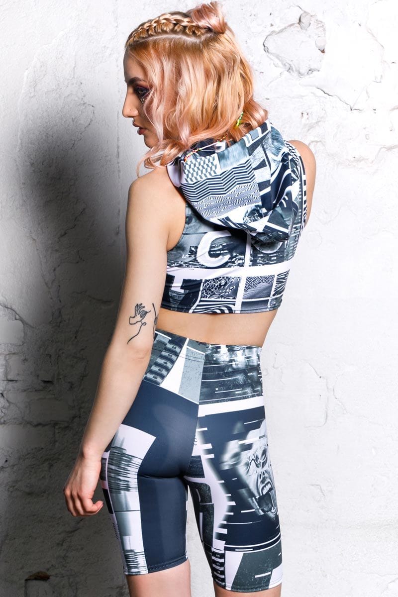 Hysteria Biker Shorts Back View