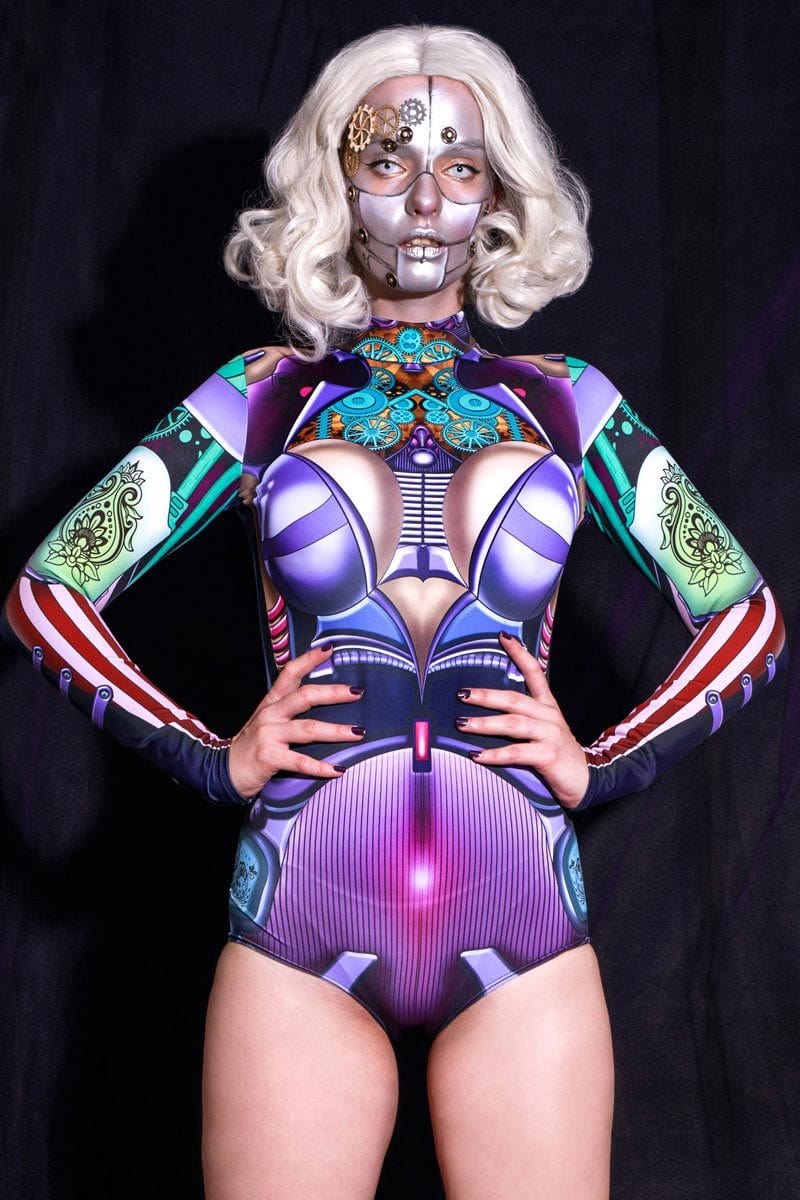 Cyborg Bodysuit Close View