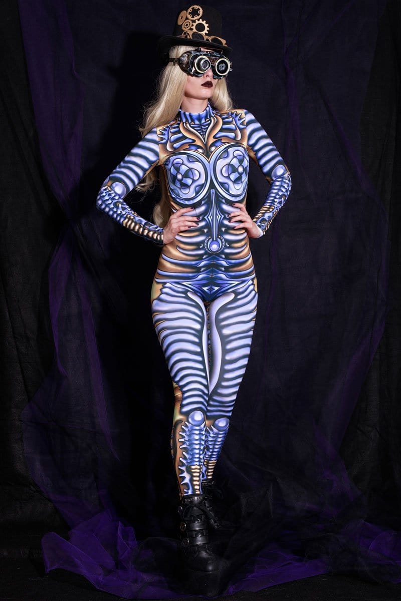 Steampunk Doll Costume Front View