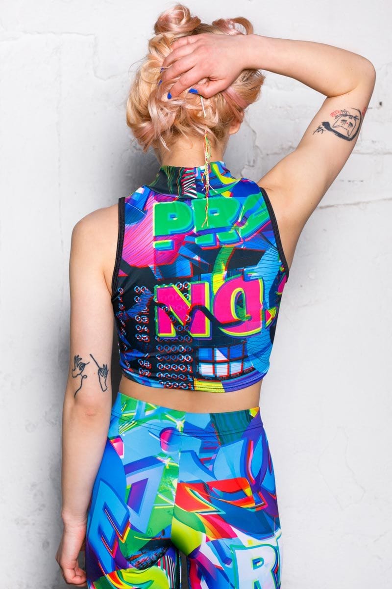 Source Code Crop Top Back View