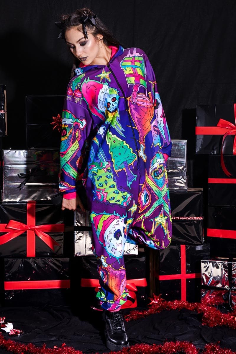 Christmas Bandit Squad Onesie Side View