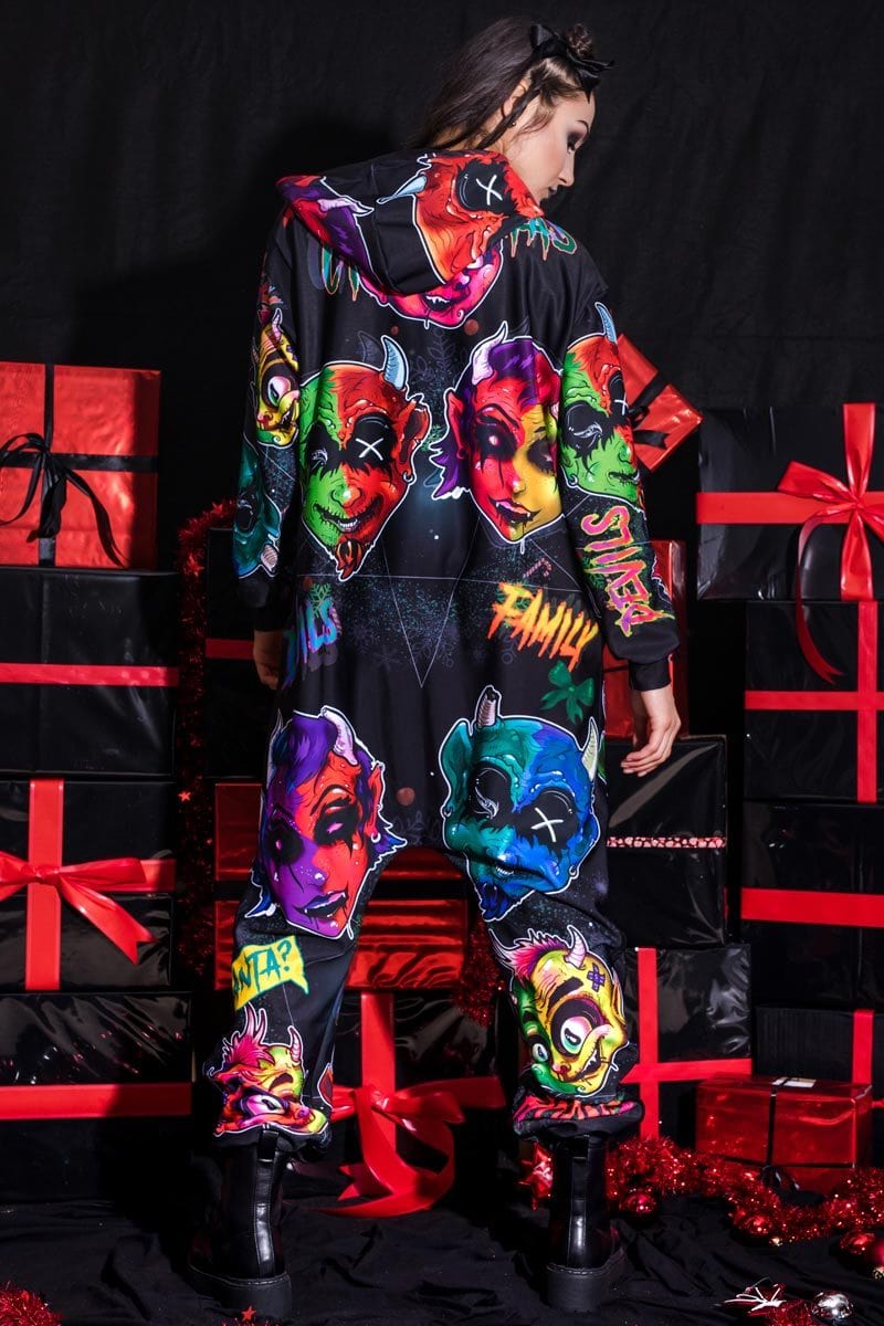Family from Hell Onesie for Women Back View