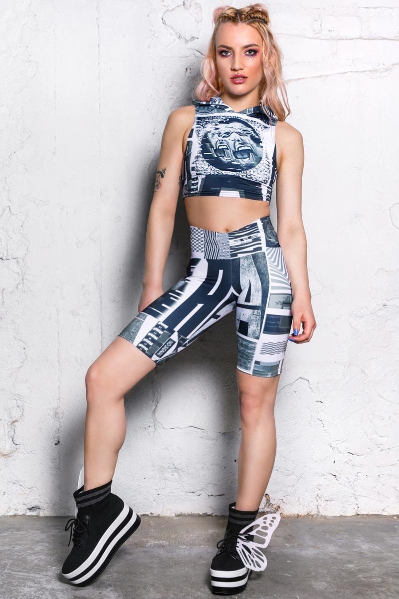 Hysteria Biker Shorts Full View
