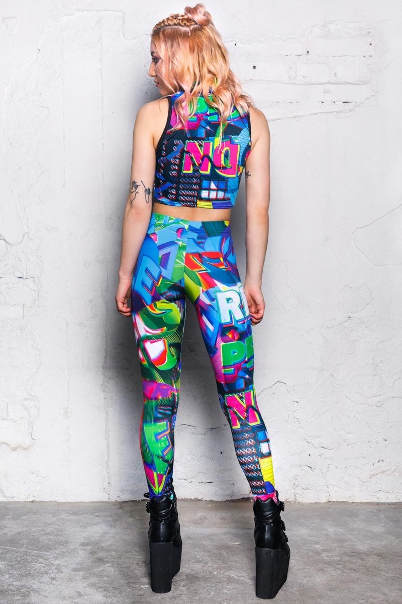 Source Code Leggings Back View