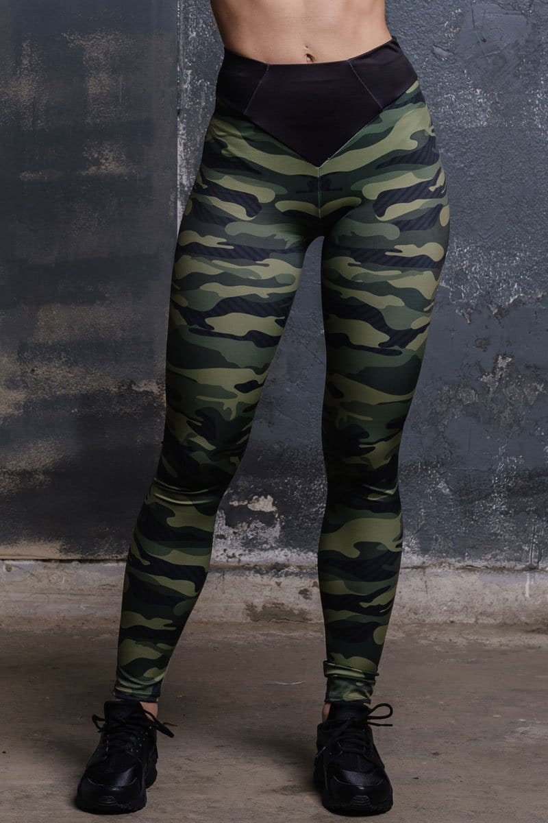 Camo Deer Camouflage Hunting Women's Yoga Pants High Waist Leggings with  Pockets Gym Workout Tights