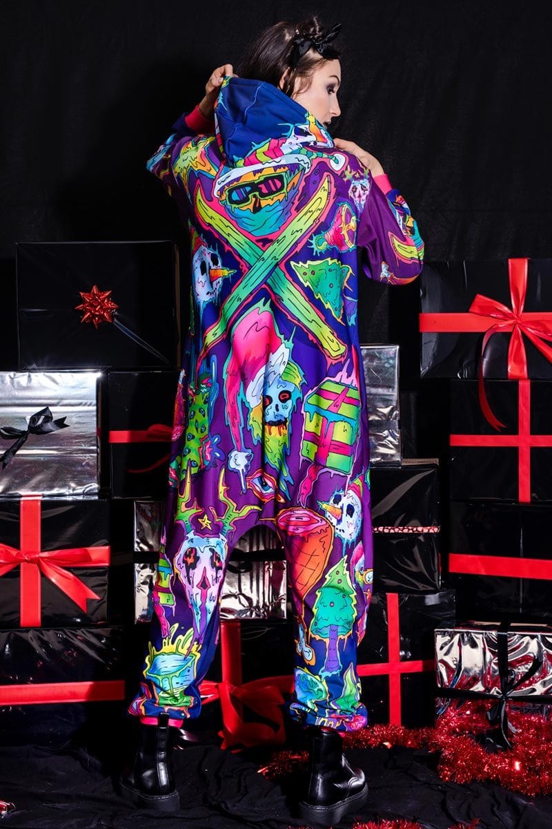 Christmas Bandit Squad Onesie Back View