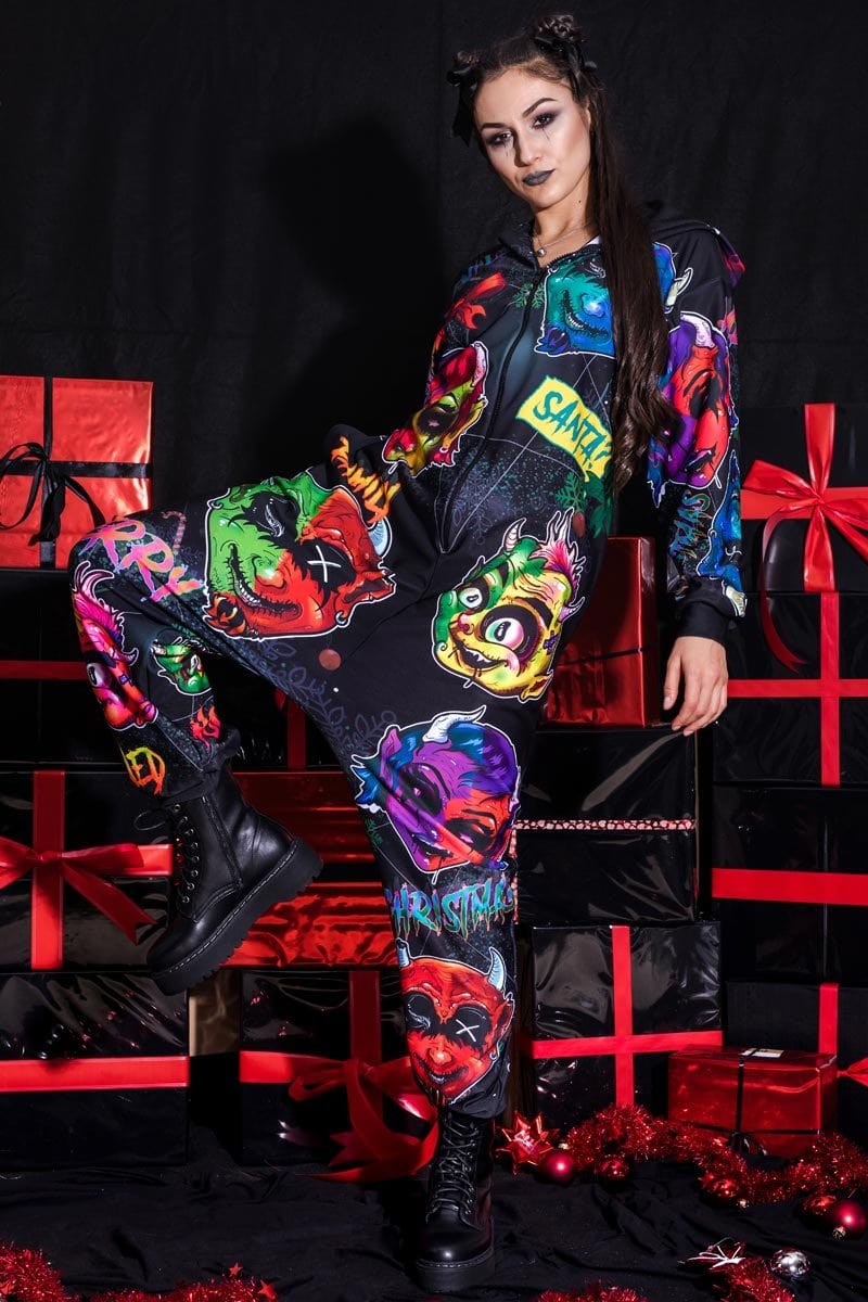 Family from Hell Onesie for Women Front View