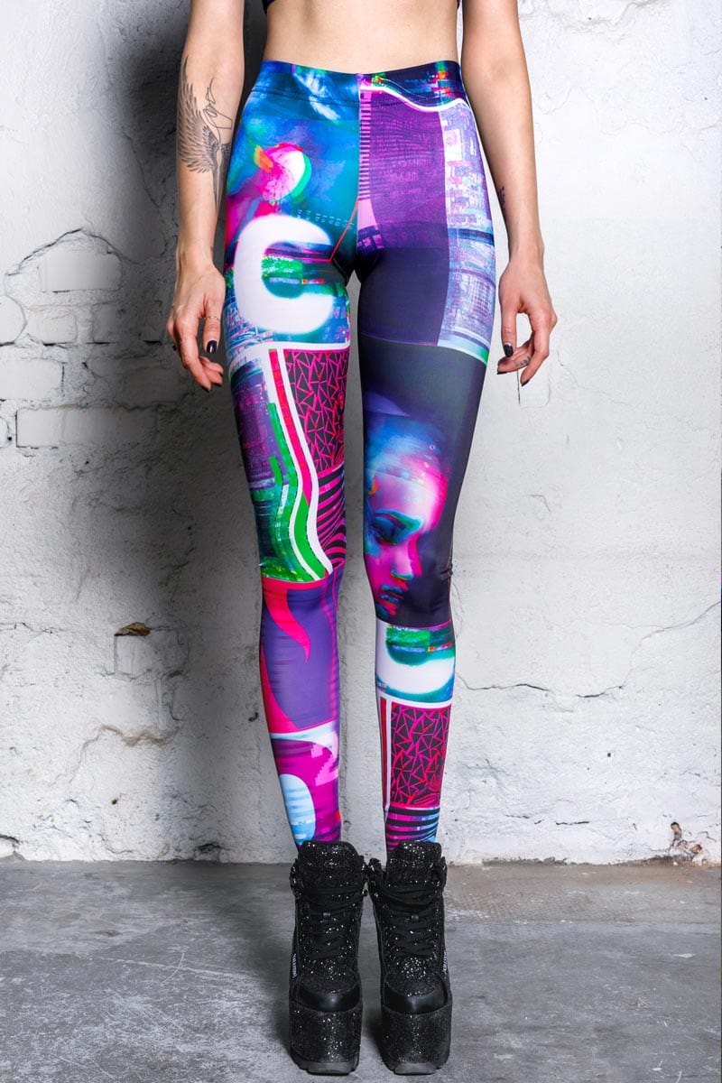 Digital Reality Leggings Set Bottom View