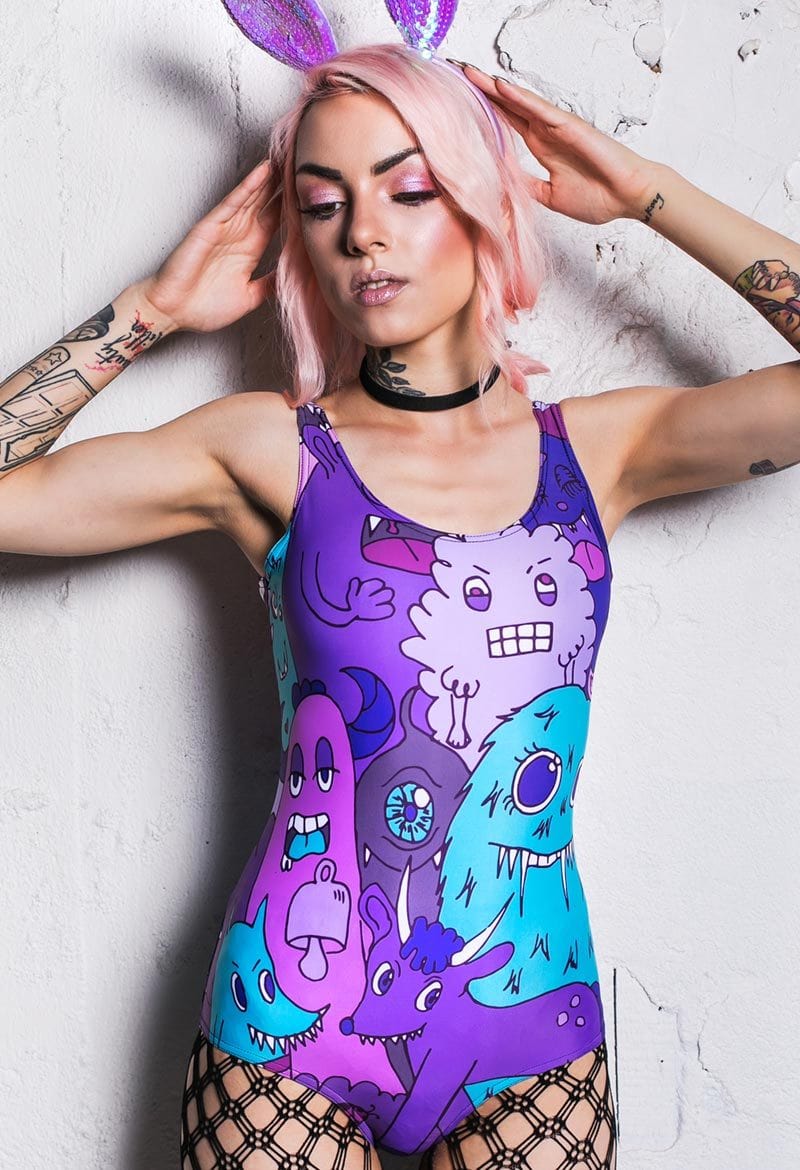 Goblins & Co One Piece Swimsuit Front View