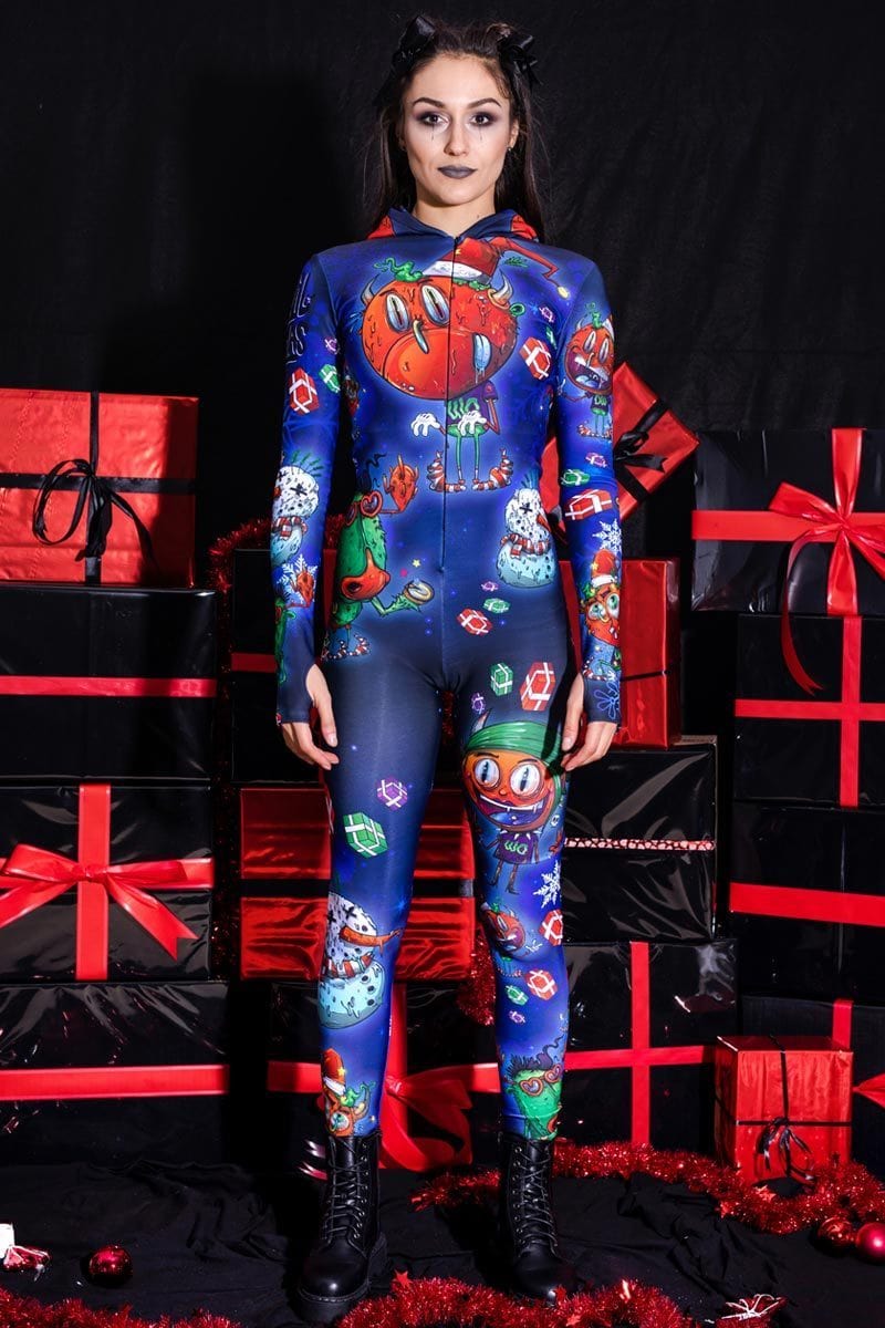 Grumpy Devil Slim-Fit Onesie Front View
