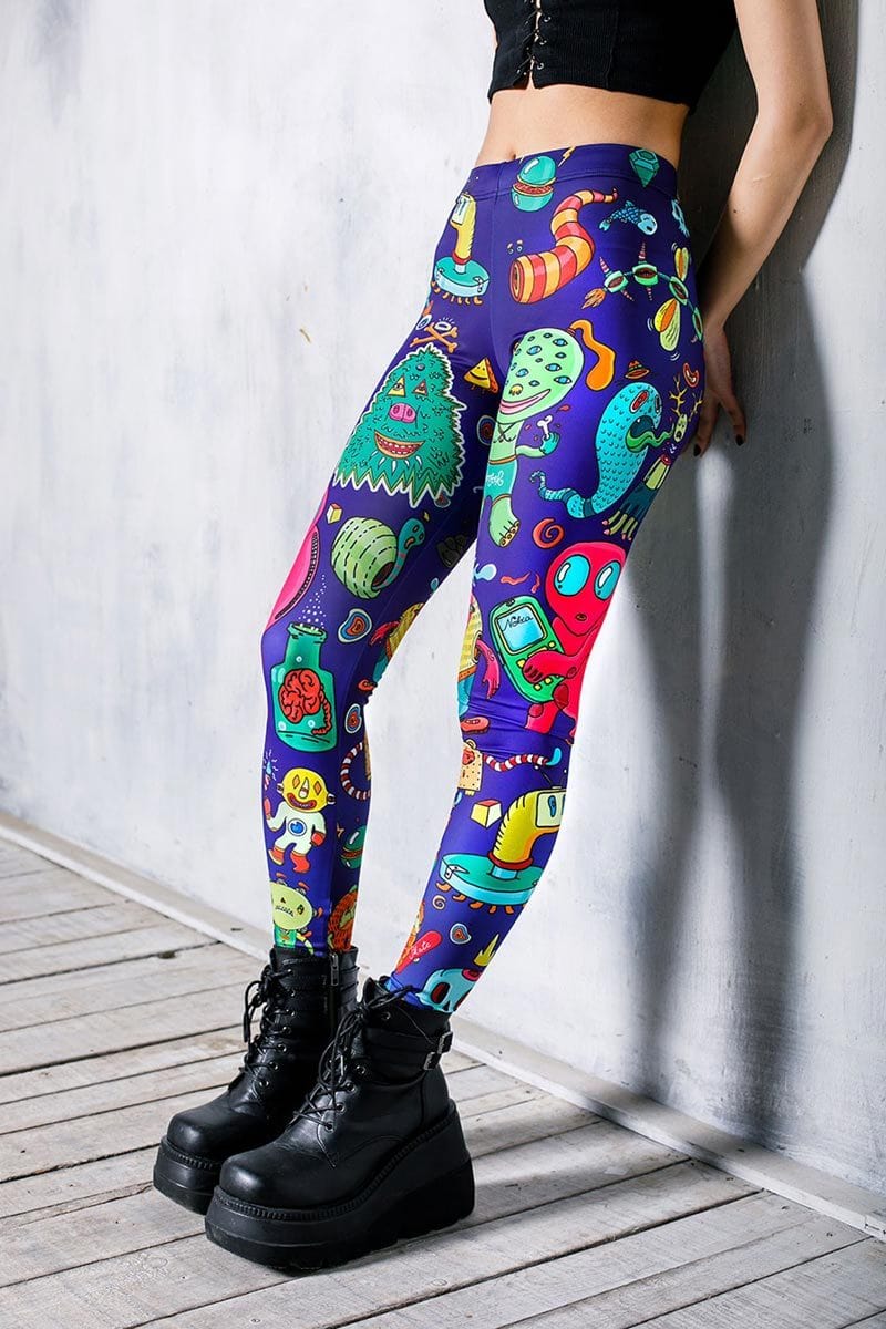 Monster Leggings Set Bottom View