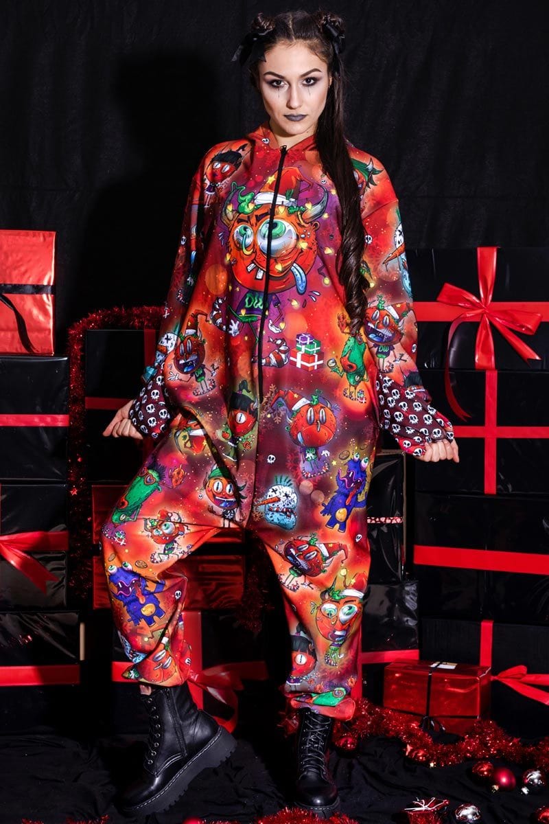 Naughty Devils Red Onesie for Her Full View