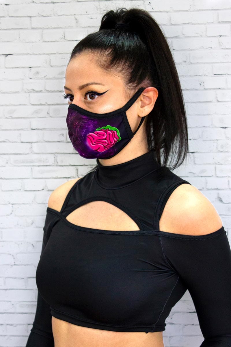 Warp Reusable Face Mask Left View