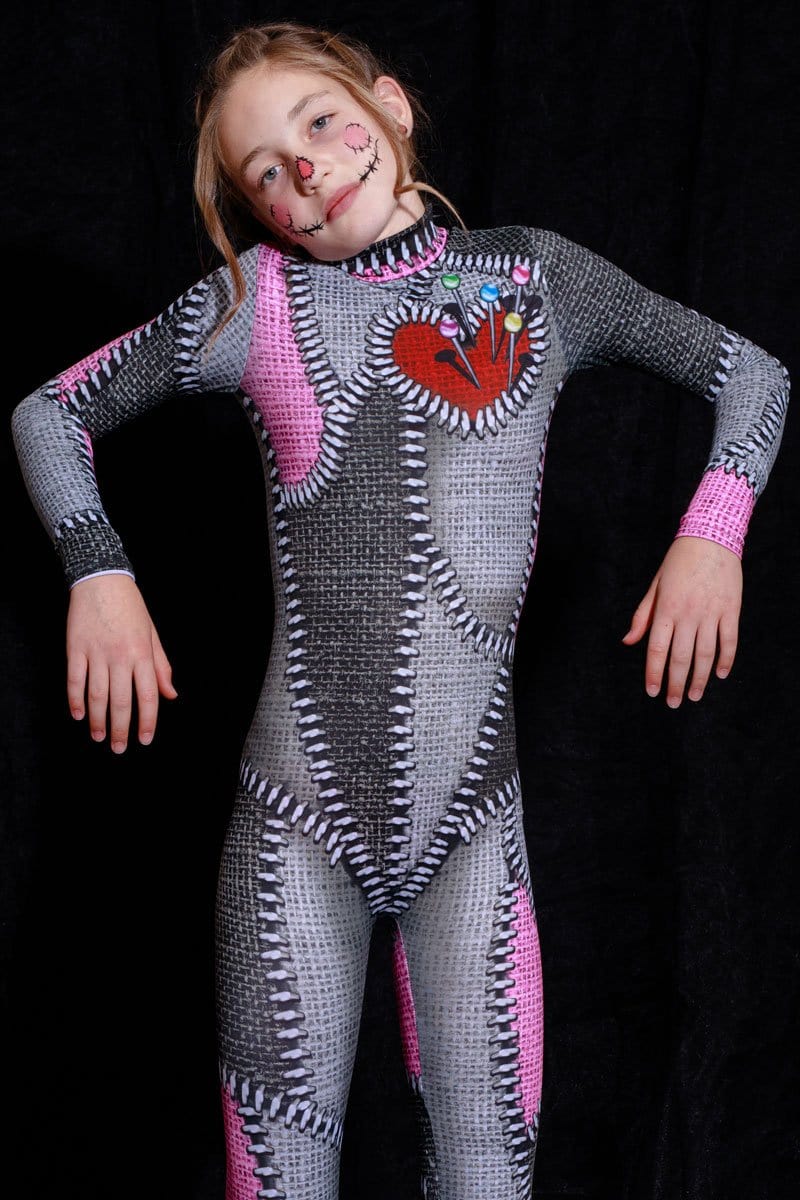 Voodoo Doll Kids Costume Close View