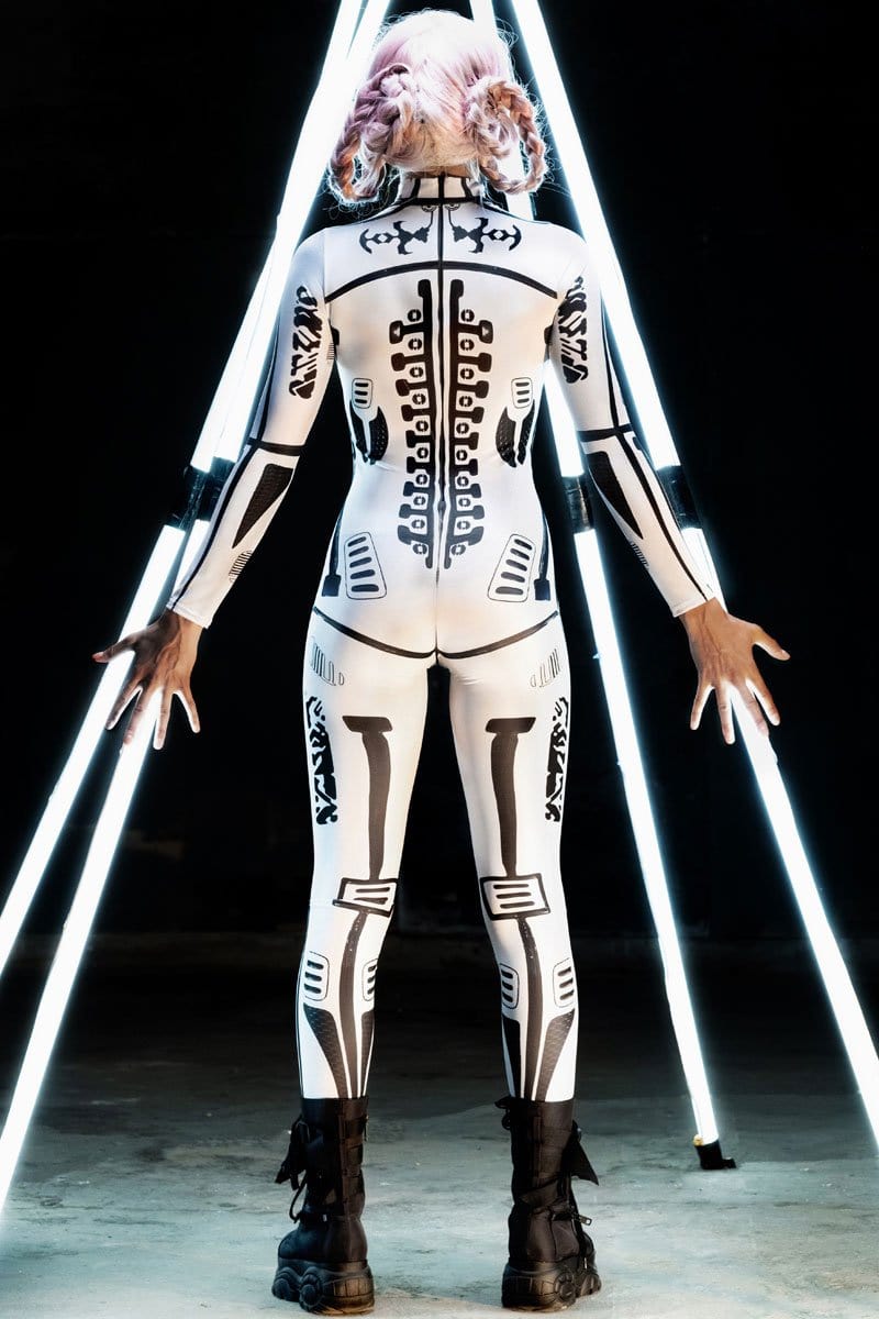 White Guardian Costume Back View