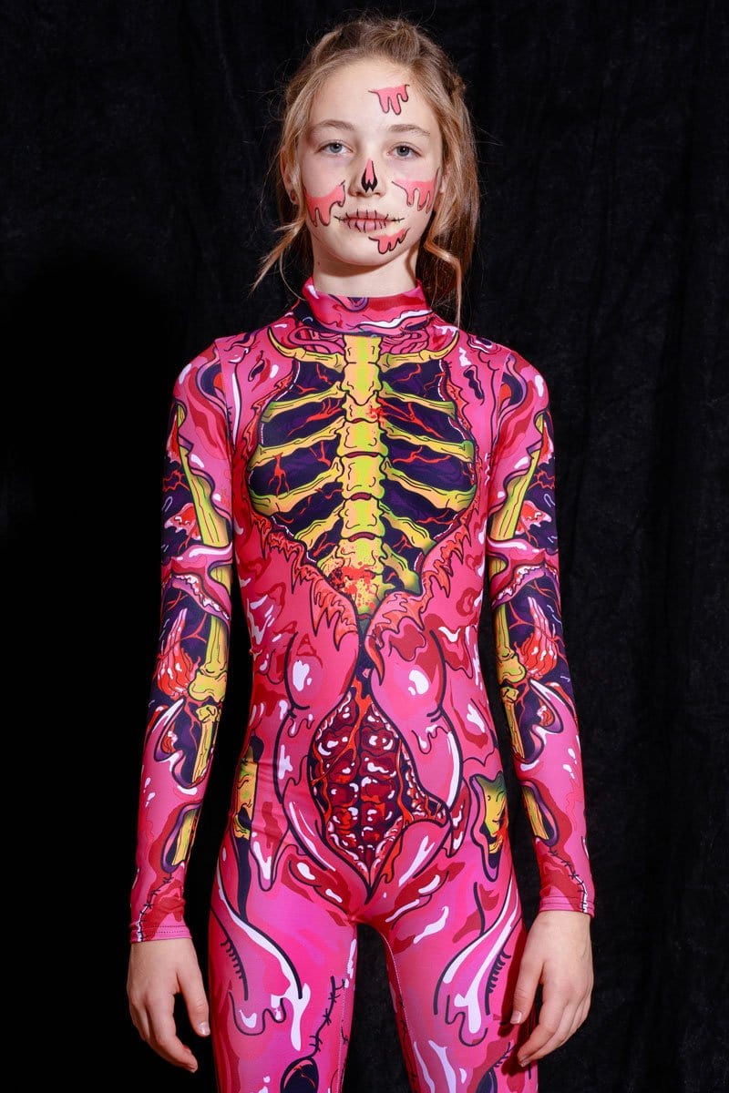Pink Zombie Girl Costume, 3-4 Years Pink Zombie Girl Costume, 3-4 Years