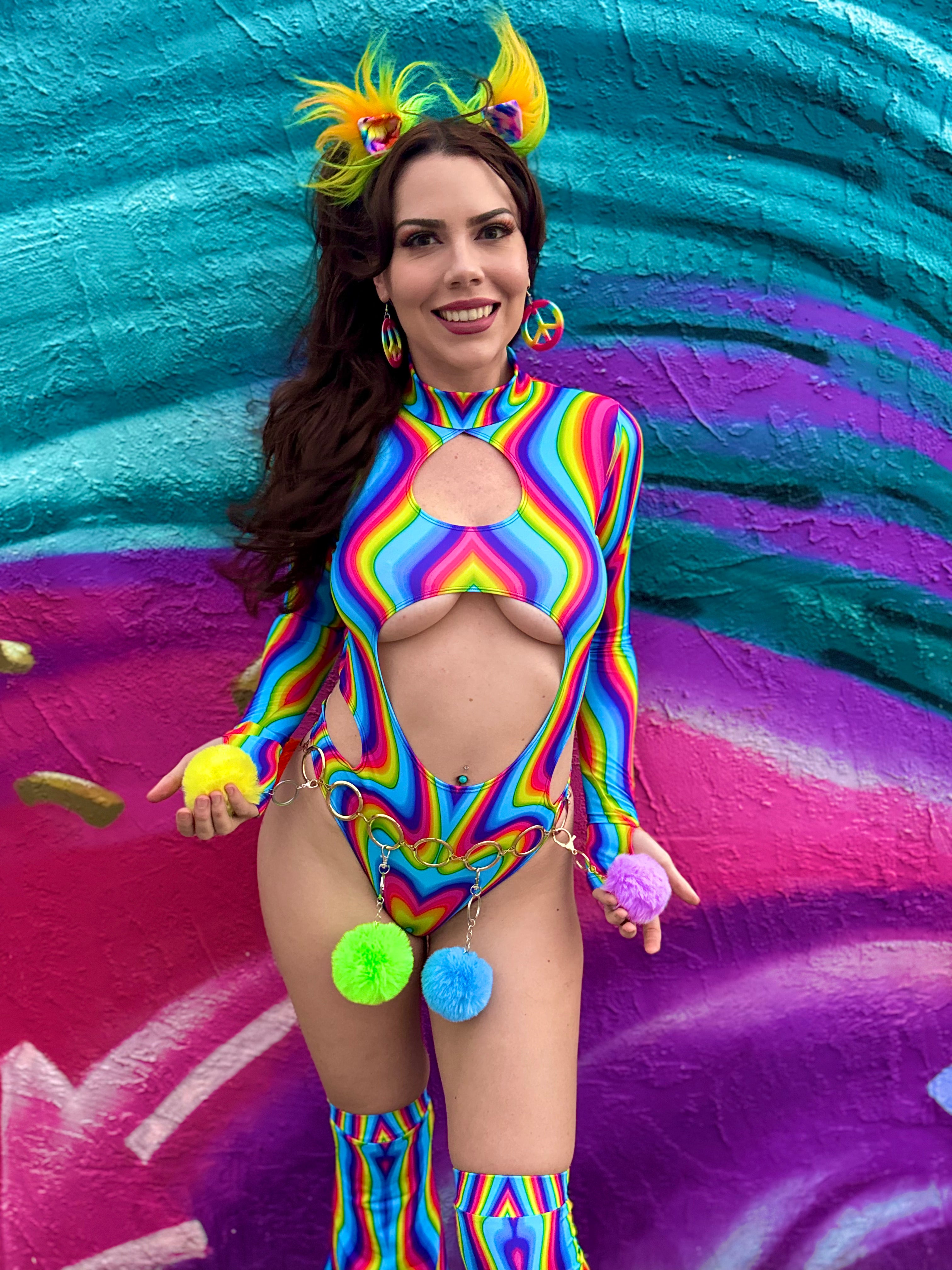 Stand Out with These 5 Colorful Pride Rave Outfits