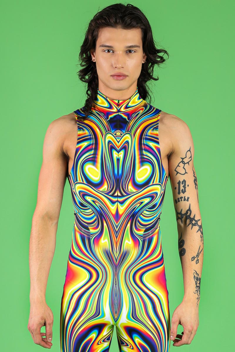 Acid Flux Sleeveless Costume for Men