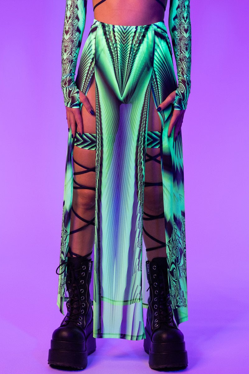 Acidia Maxi Skirt Close View