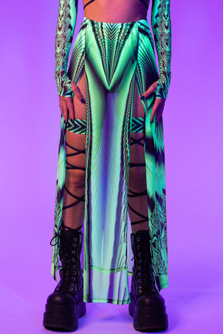 Acidia Maxi Skirt Close View