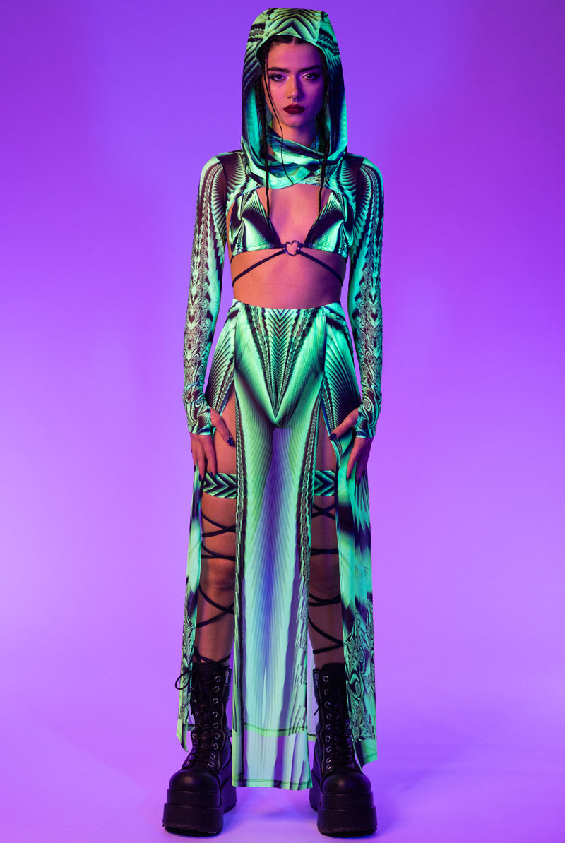 Acidia Maxi Skirt Front View