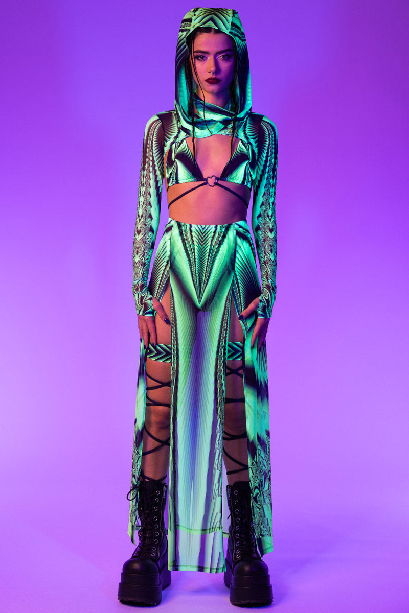 Acidia Maxi Skirt Front View