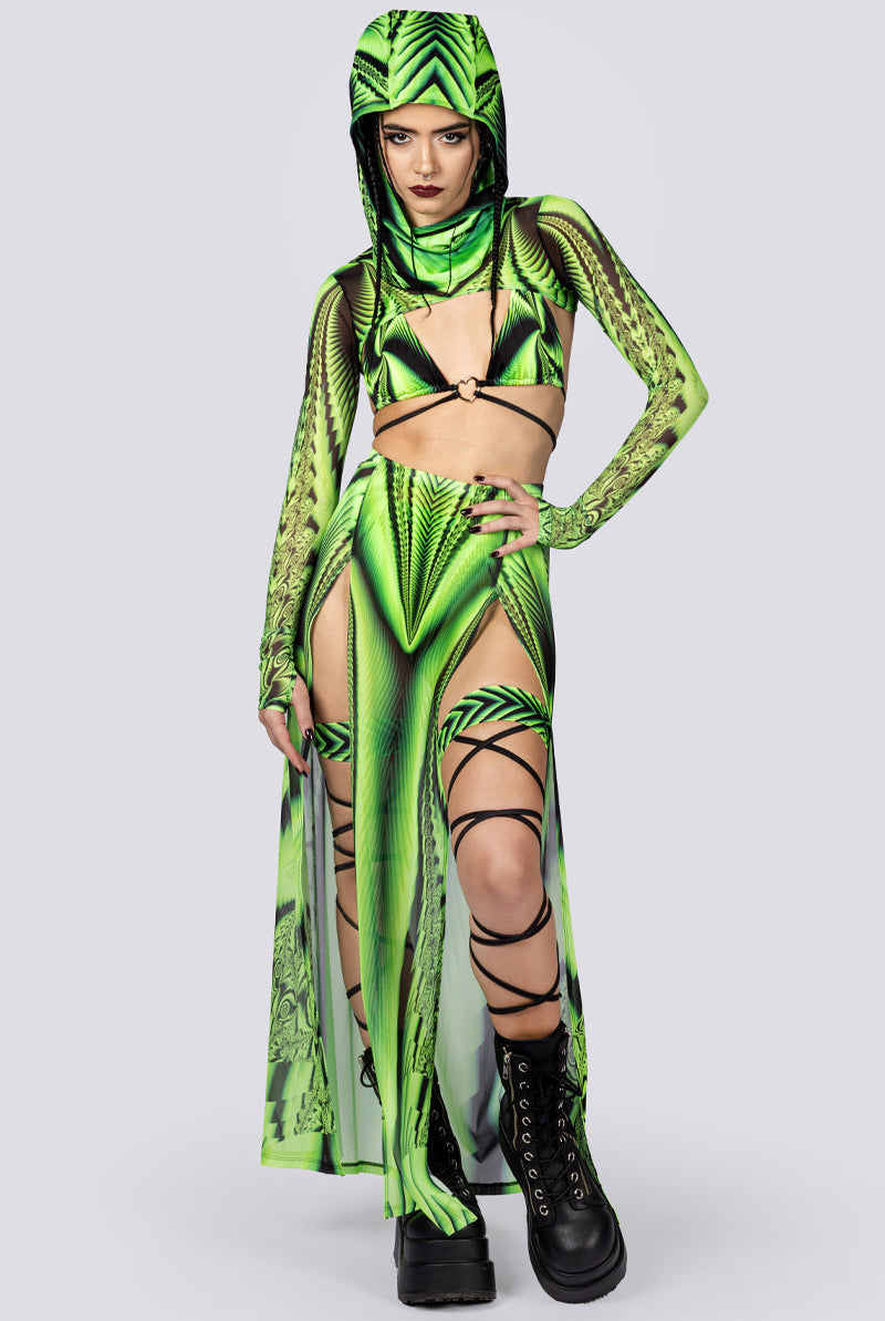Acidia Maxi Skirt Full View