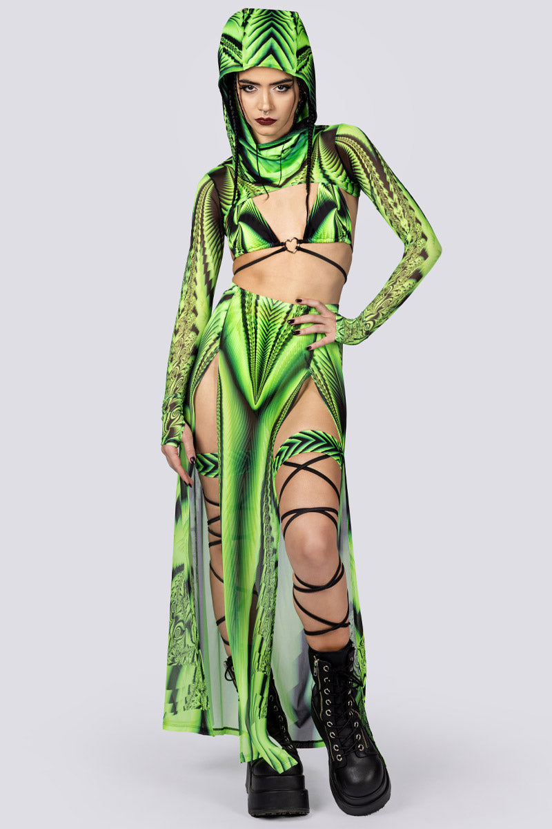 Acidia Maxi Skirt Full View