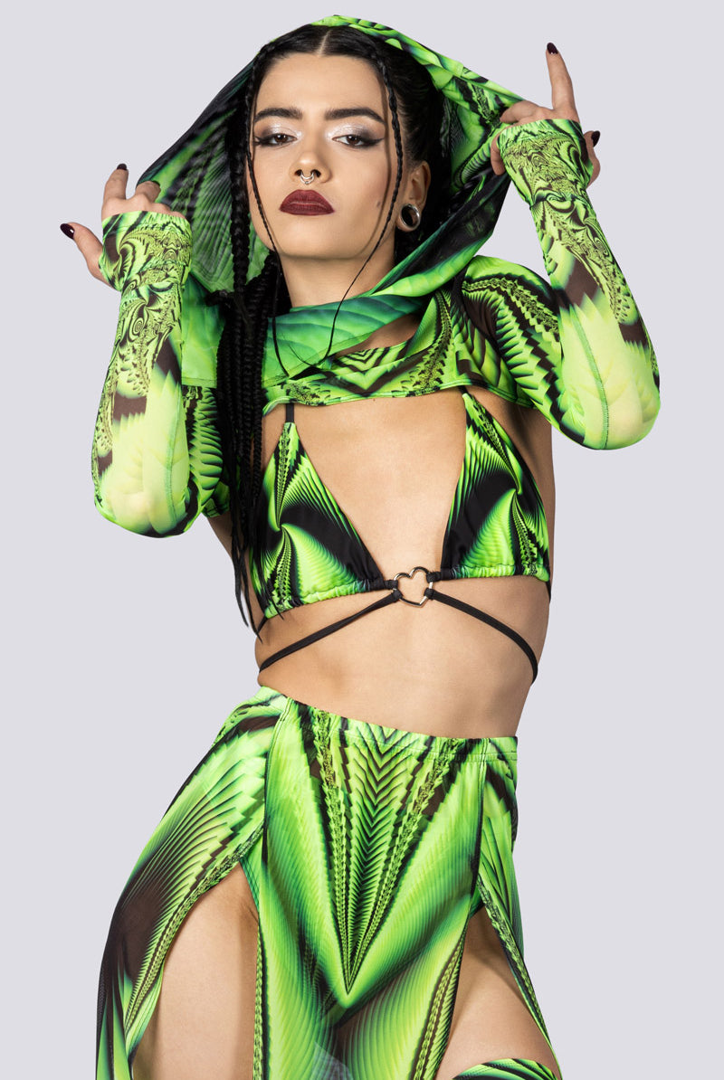 Acidia Rave Hood Close Front View