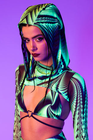 Acidia Rave Hood Close View