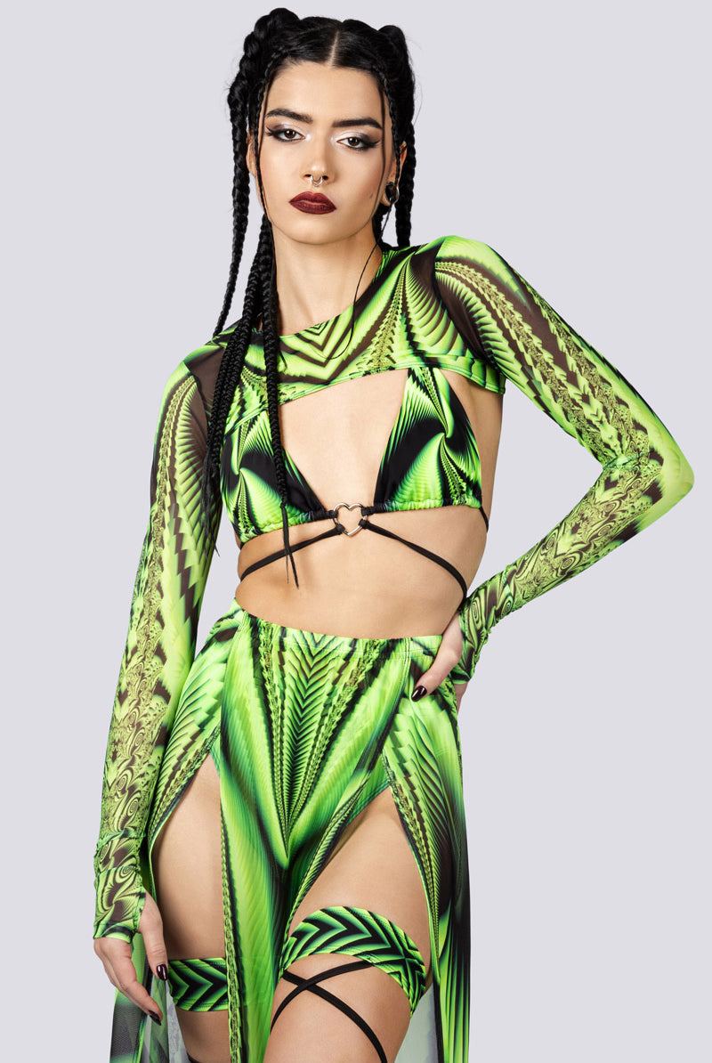 Acidia Two Piece Top Close Full View