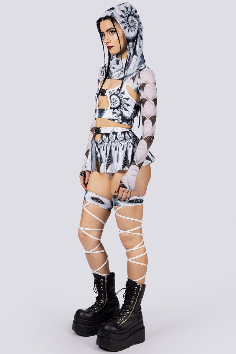 After Vision High Cut Booty Shorts Side View