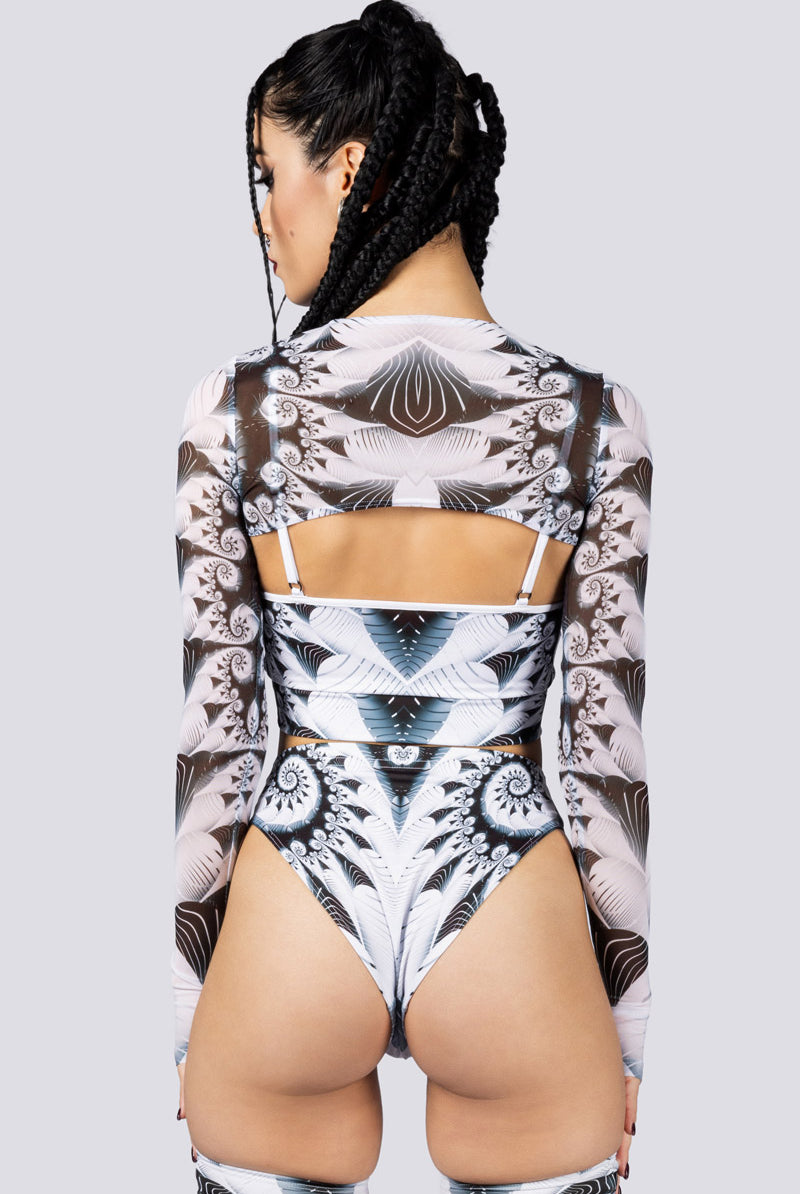 After Vision Two Piece Top Close Back View