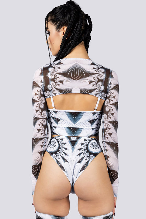 After Vision Two Piece Top Close Back View