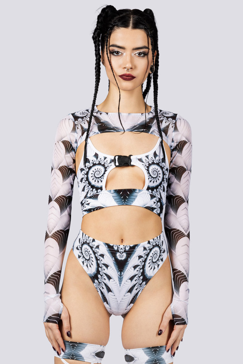 After Vision Two Piece Top Close Front View