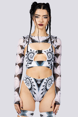 After Vision Two Piece Top Close Front View