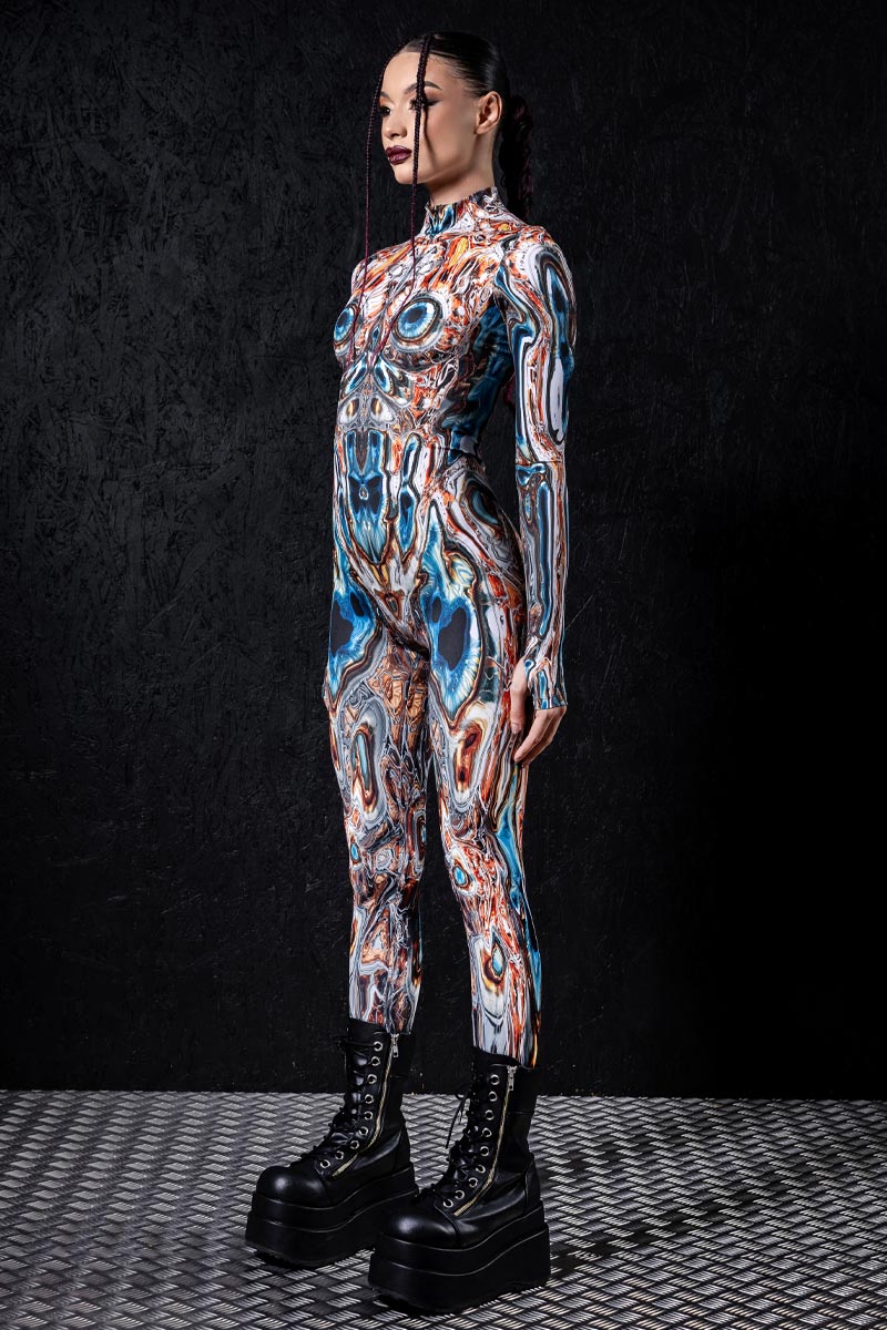 Alien Morphology Sci-fi Halloween Costume for Women | Devil Walking