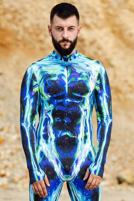 Rave Outfit Astral Traveler Men Costume Close View