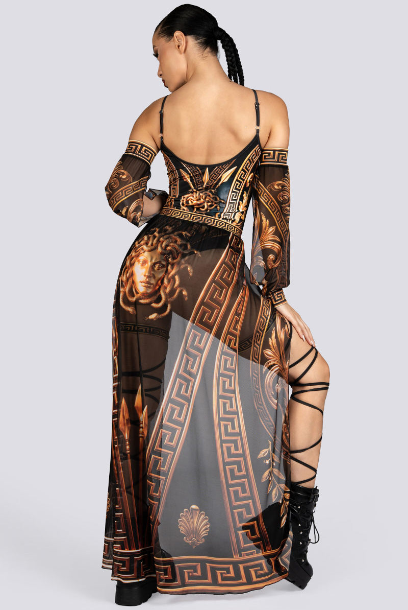 Athena Keyhole Strappy Bodysuit Halloween Clothes