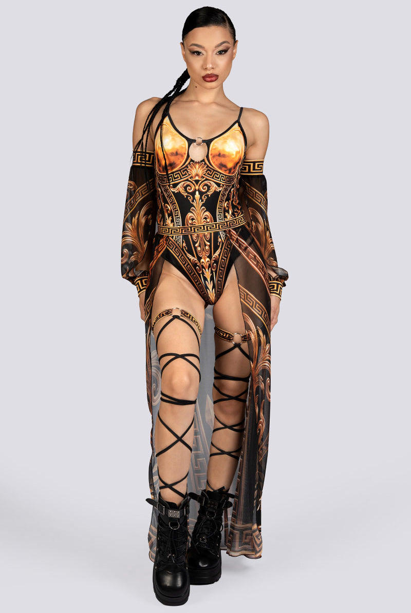 Athena Sheer Maxi Skirt Halloween Clothes