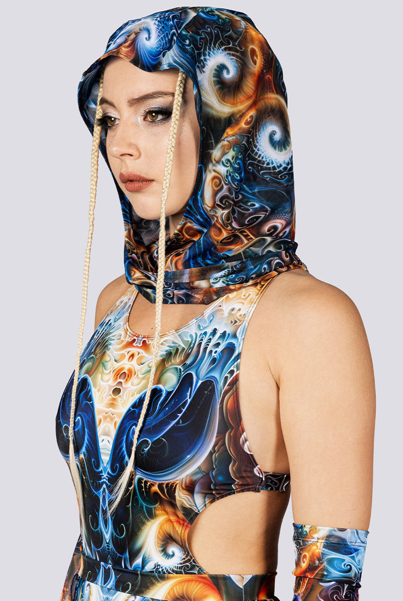 Atlantis Rave Hood Close View