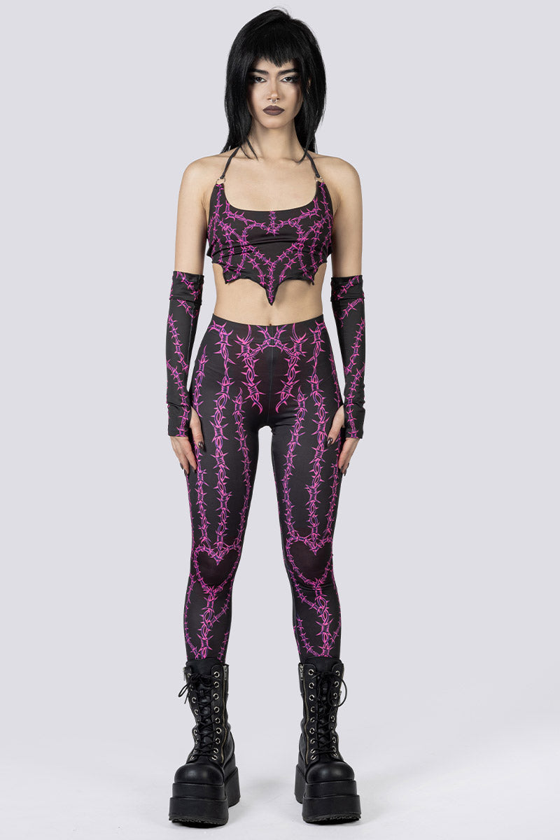 Barbed Desire Leggings Set | Devil Walking