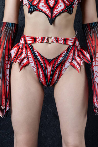 bat-mistress-cut-out-ruffle-shors-close-front-view