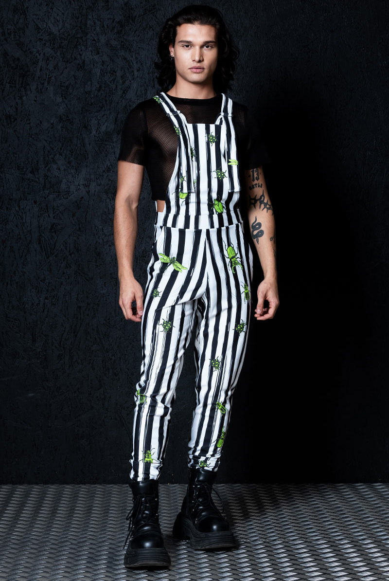 Beetlejuice Men's Overalls Front View