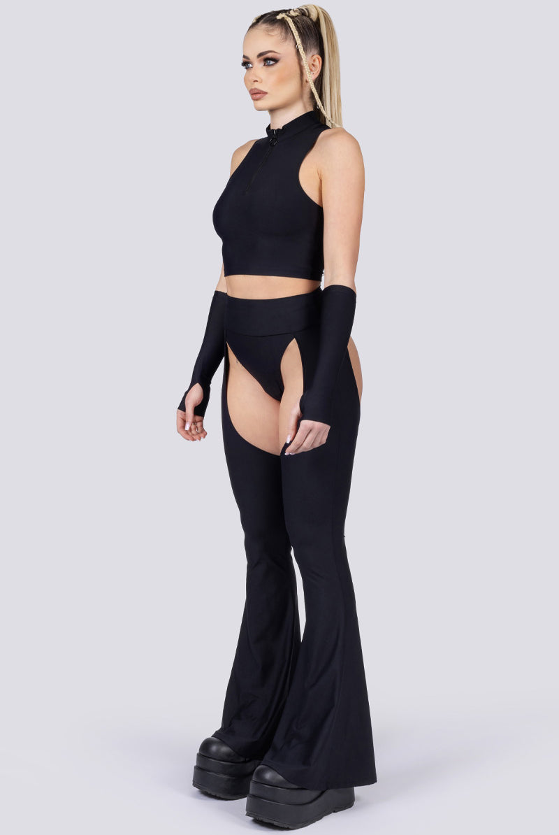 black-bell-bottoms-chaps-full-side-view