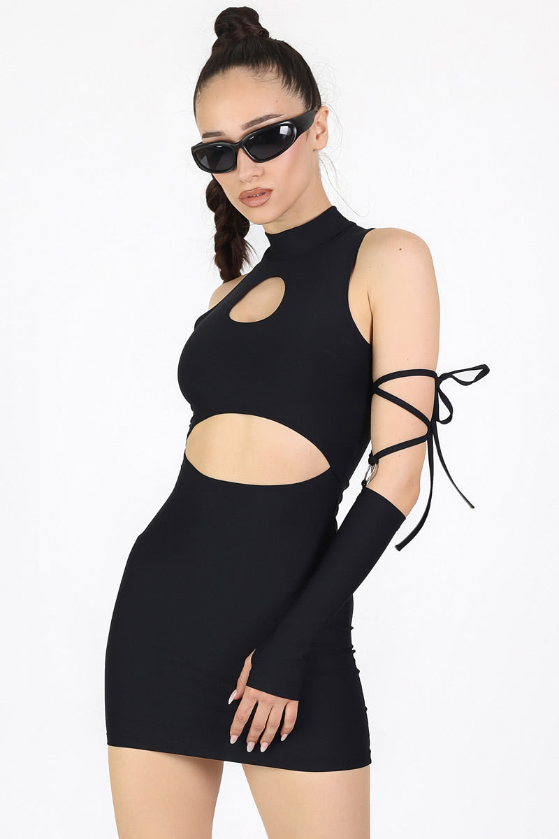 Black Cut Out Mini Dress, Black Sheath Dress, Black Party Dress with Opent Front Cut Out, Spandex Knee Length Dress, Night Dress , Xs Black Cut Out Mini Dress, Black Sheath Dress, Black Party Dress with Opent Front Cut Out, Spandex Knee Length Dress, Night Dress , Xs