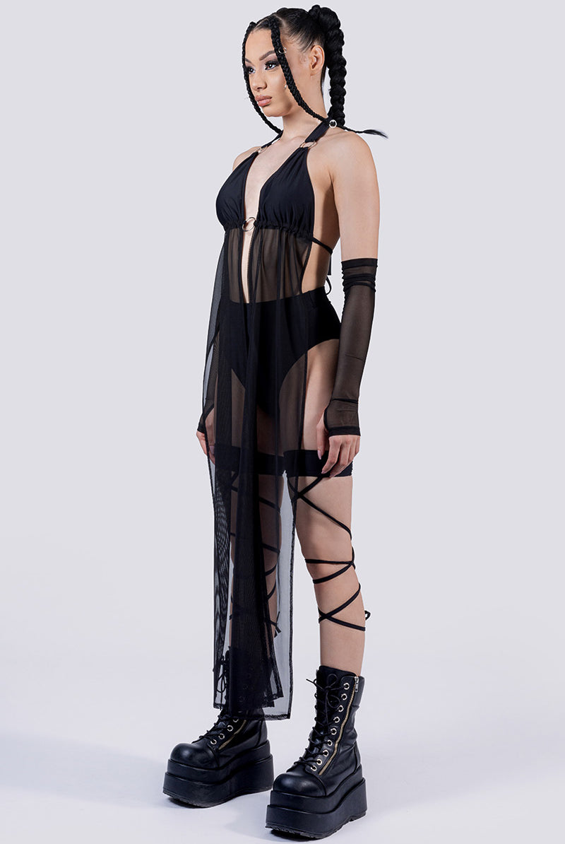 black-maxi-scarf-top-set-full-side-view