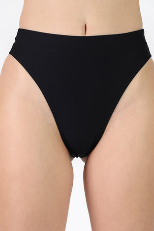 Black Mid Waisted Shorts